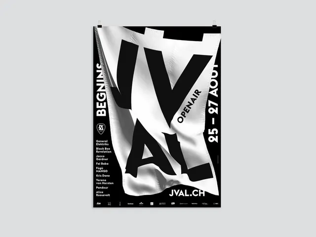 Abstract Typography Poster