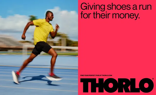 Thorlo Brand Advertisement