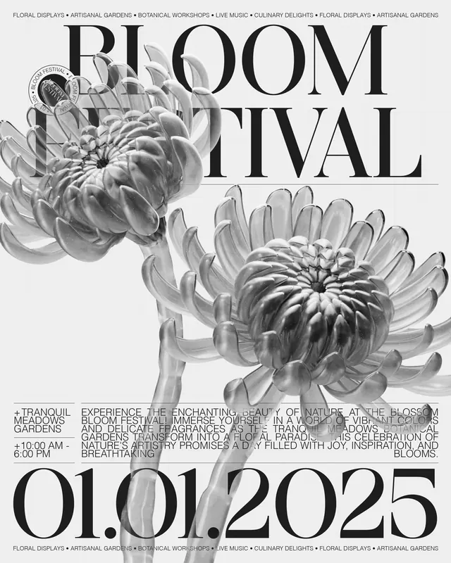 Editorial Typography Layout