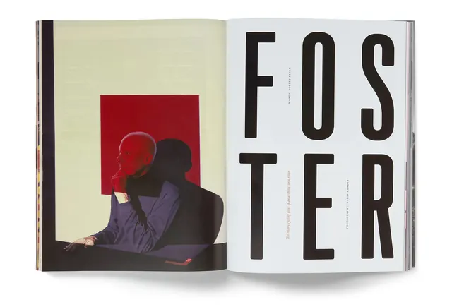 Editorial Magazine Spread: High-Contrast Layout, editorial, minimalist, high-contrast