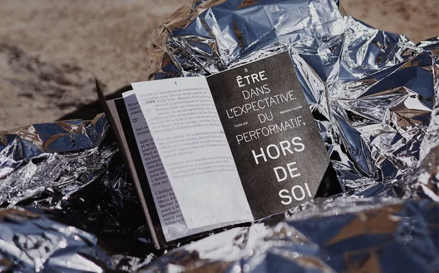 Ripa Editorial Book Spread on Foil, editorial, minimal, dark