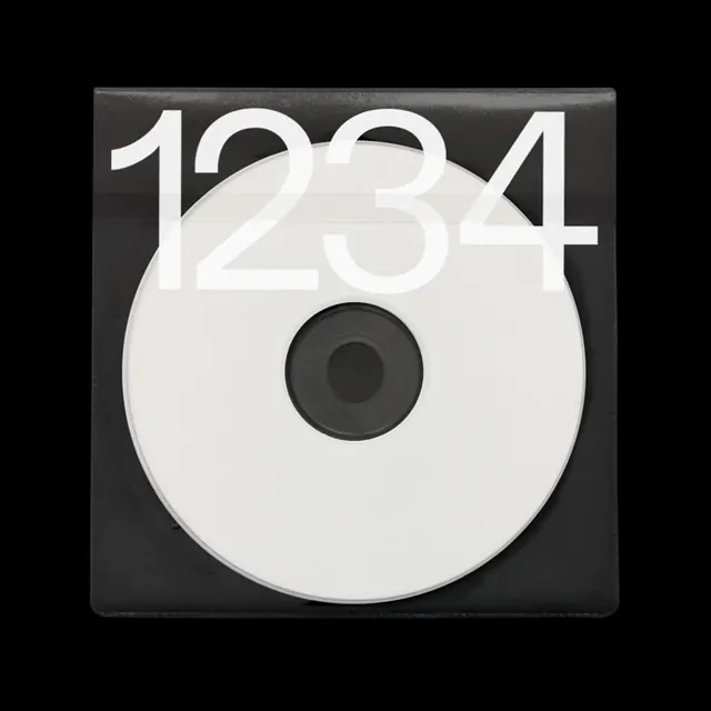Album artwork minimalist CD design, minimal, monochrome, dark