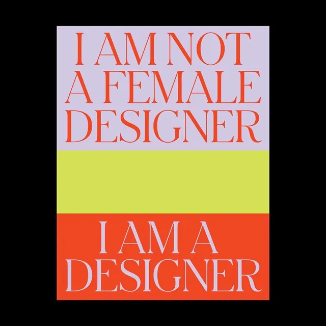 Gender identity statement poster, swiss, bold, vibrant