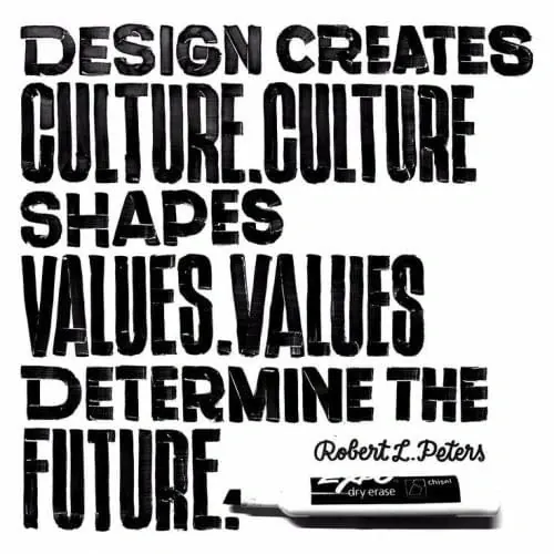 Robert A. Peters Quote Graphic, brutalist, minimal, high-contrast