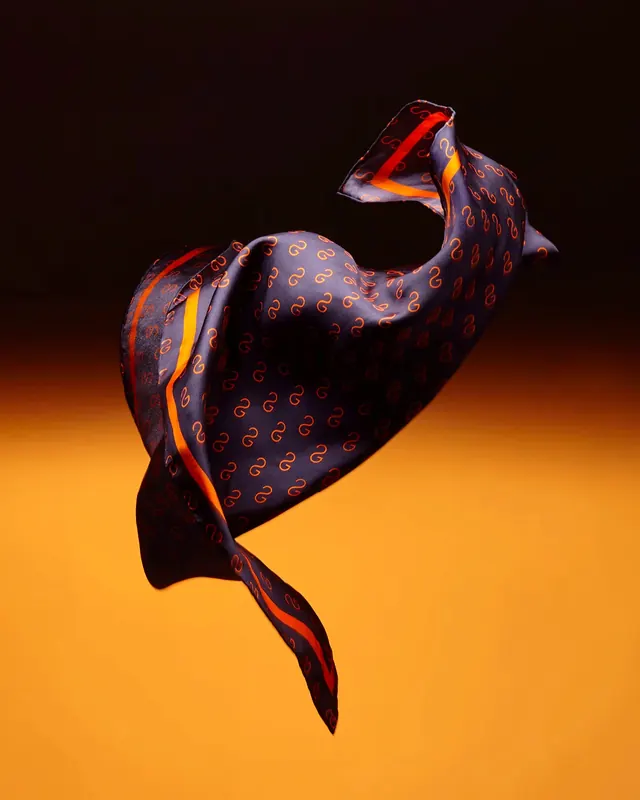 Graphic Design with Bold Orange and Black, editorial, bold, warm