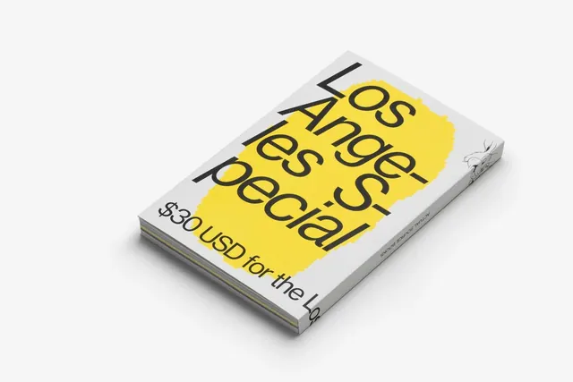 Actual Source Los Angeles Special book, swiss, minimal, light