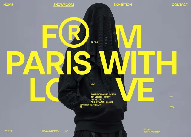 Typography showcase - TypoMonday, editorial, typographic, muted
