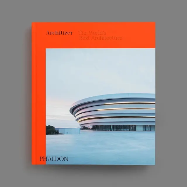 The World of Architecture Book Cover, minimal, corporate-clean, vibrant