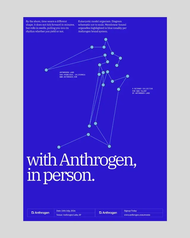 Anthrogen Labs Poster Series, geometric, minimal, vibrant