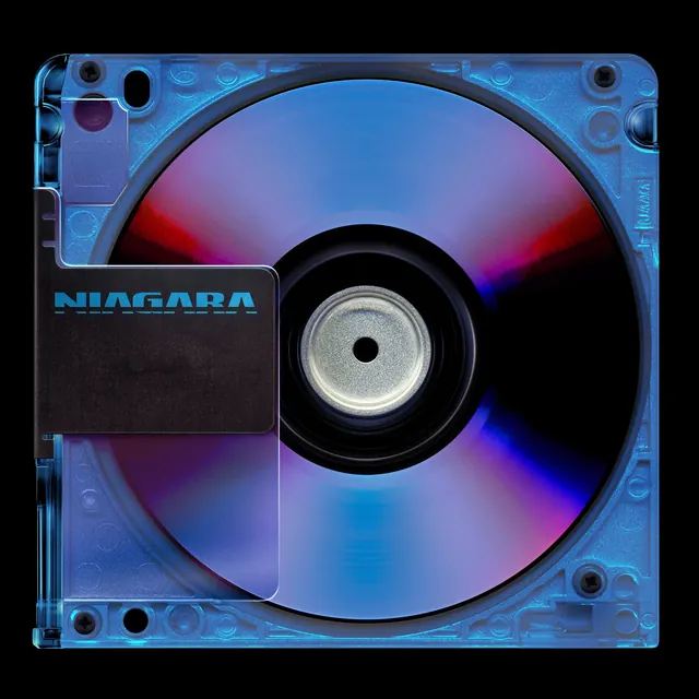 Niagara CD Case, minimal, technical, high-contrast