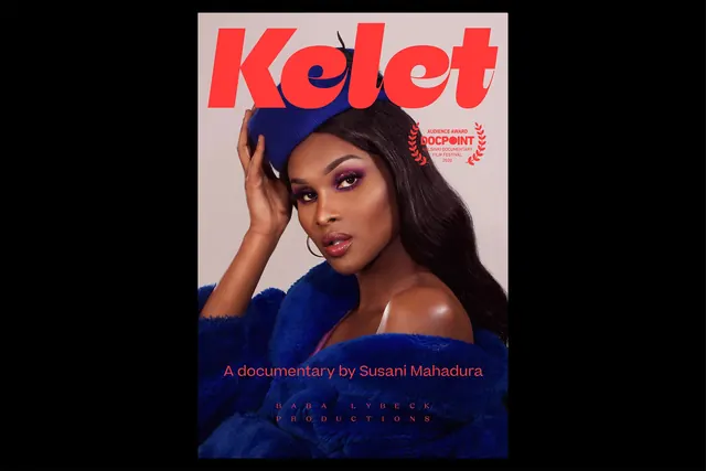 Kelet documentary poster, editorial, photographic, vibrant