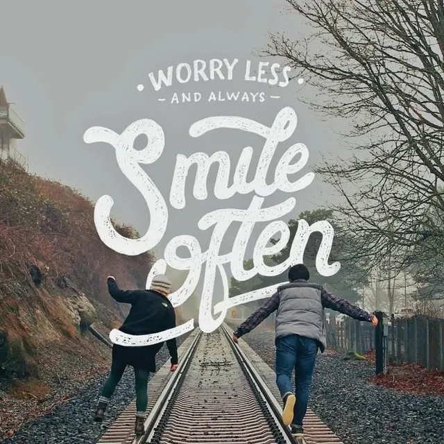 Smile Often Typography Poster