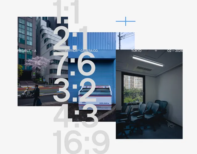Aspect Ratio Typography Layout, minimal, swiss, high-contrast