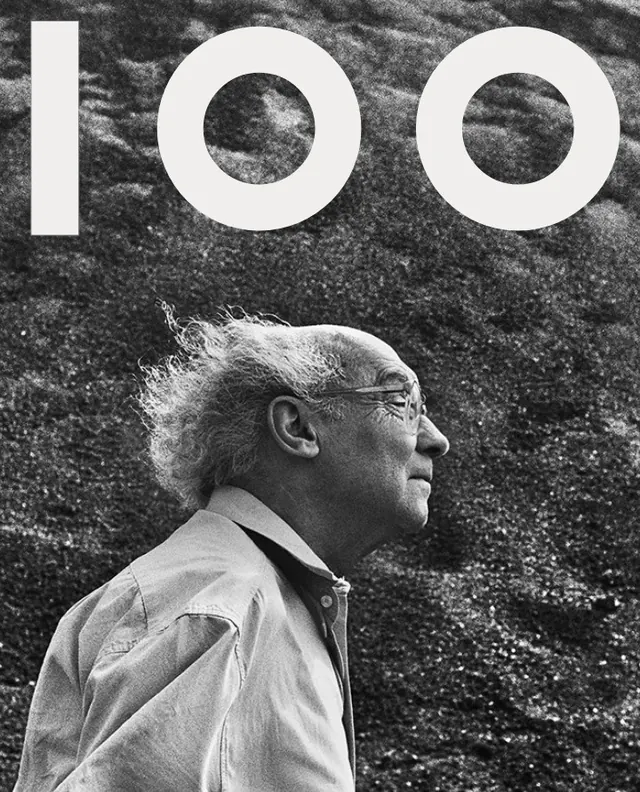 Monochrome Portrait with Oversized Typography, monochrome, brutalist, monochrome