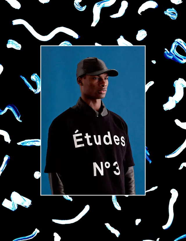 Études No. 3 magazine cover portrait, editorial, dark-mode, dark