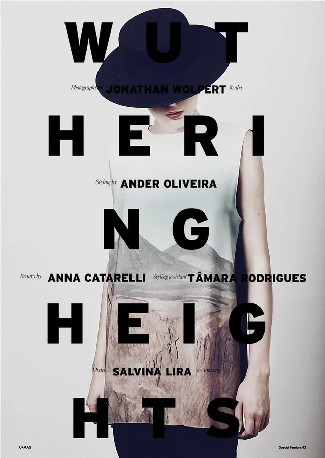 Wuthering Heights editorial poster, dark-mode, editorial, dark