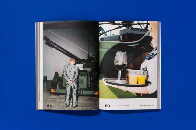 Magazine Spread Layout Study, editorial, photographic, dark