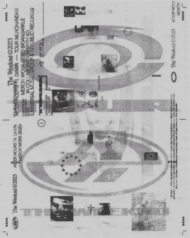 Tour Merch Graphics, editorial, monochrome