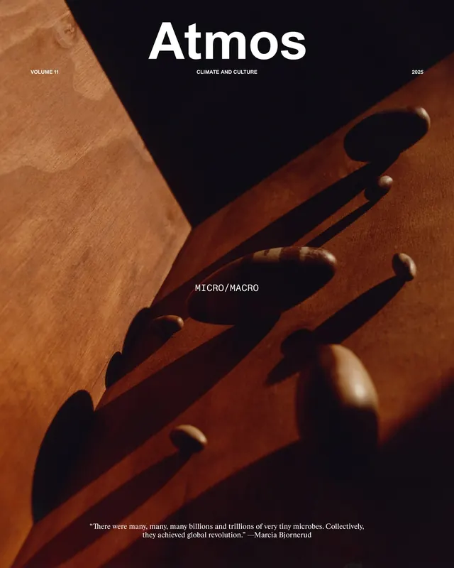 Atmos Volume 11 magazine cover, editorial, photographic, dark