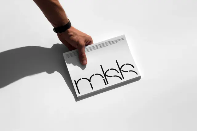 Editorial design layout with typography focus, editorial, minimal, light
