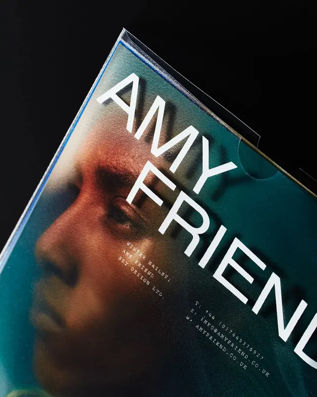 Alex Hunting editorial print cover, editorial, gradient-heavy, warm