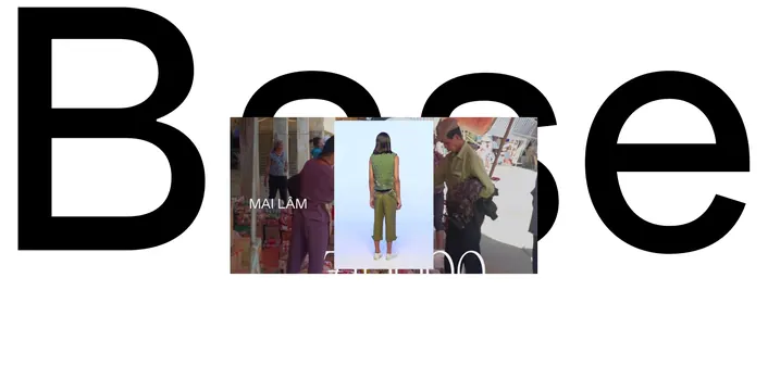 Babe magazine cover with photography series, editorial, minimal, light