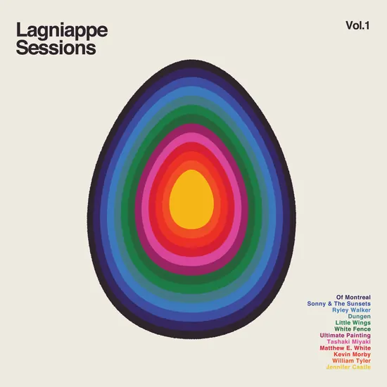 Lagniappe Sessions Concentric Circles Poster, minimalist, geometric, vibrant