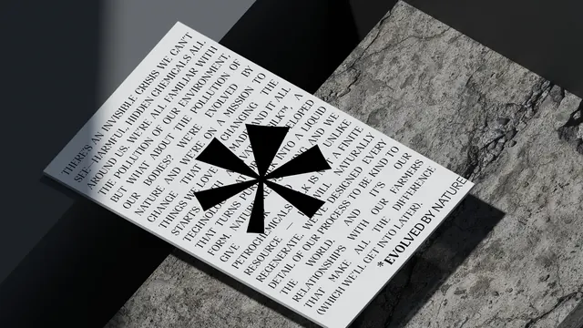 EBN Café editorial design with cutout, editorial, minimalist, monochrome