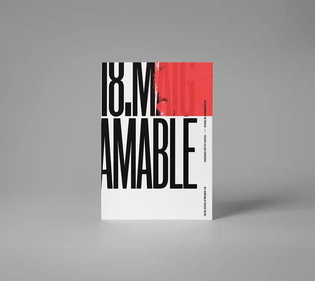 Bold typography poster collection, editorial, geometric, light