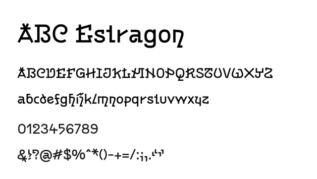 ABC Estragon, playful, quirky