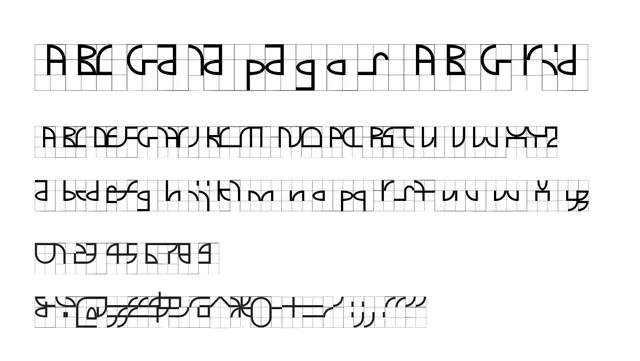 ABC Galapagos AB Grid, modern, systematic