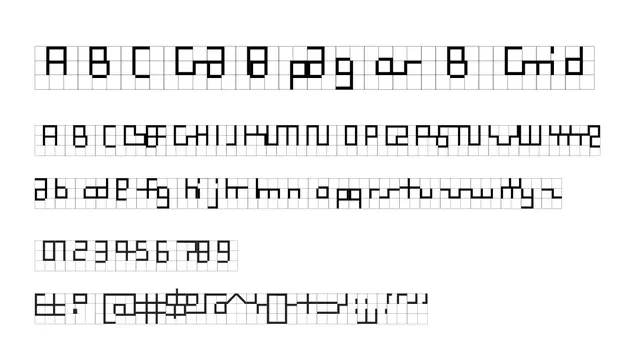 ABC Galapagos B Grid, brutalist, geometric