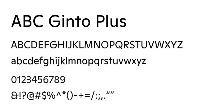 ABC Ginto Plus, modern, clean