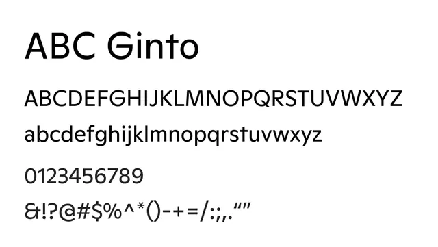 ABC Ginto, modern, clean