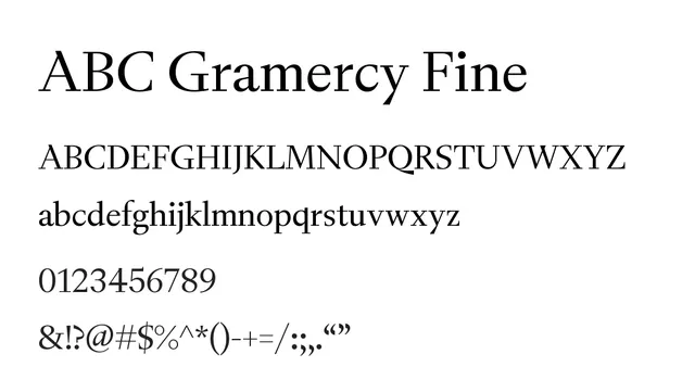 ABC Gramercy Fine, elegant, refined