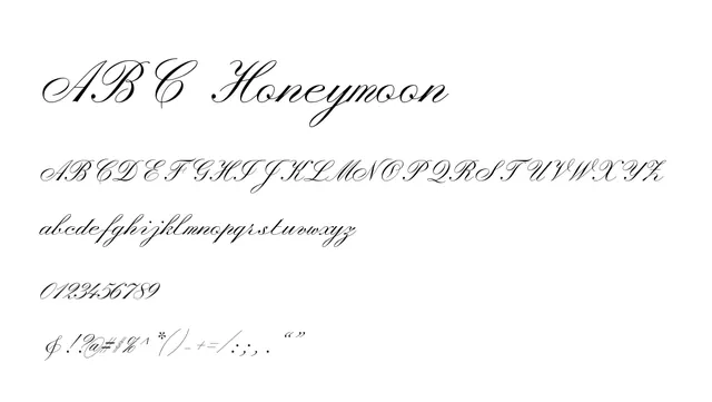 ABC Honeymoon, elegant, refined