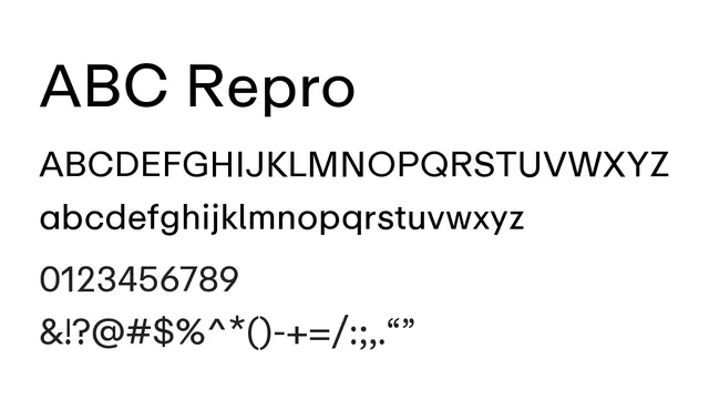 ABC Repro, editorial, vintage-inspired
