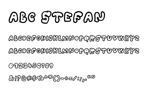 ABC Stefan, playful, artistic