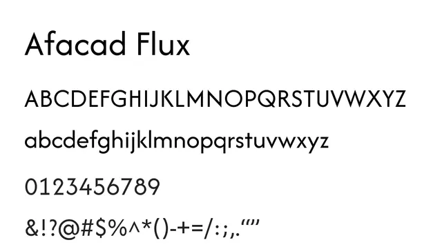 Afacad Flux, modern, clean