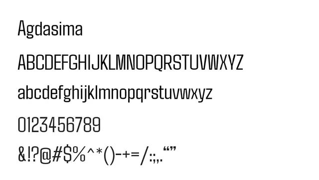 Agdasima, minimal, industrial
