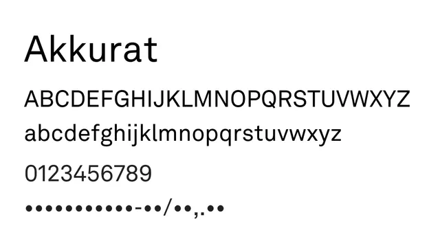Akkurat, modern, clean