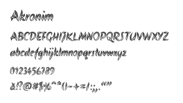 Akronim, experimental, playful
