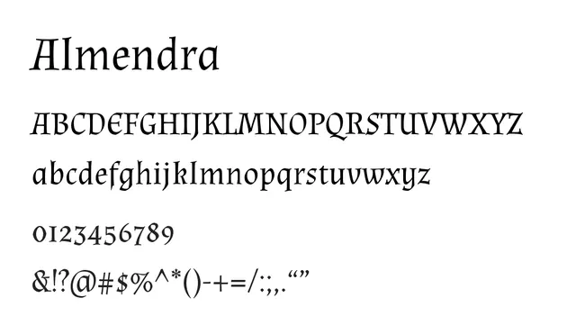 Almendra, elegant, refined