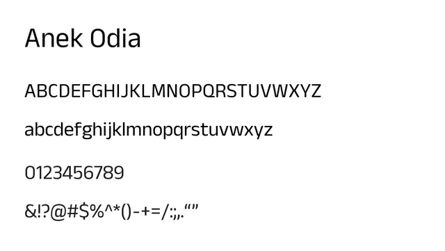 Anek Odia, modern, clean