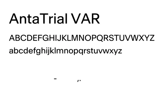 AntaTrial VAR, modern, clean