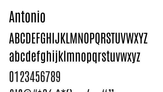 Antonio, modern, clean