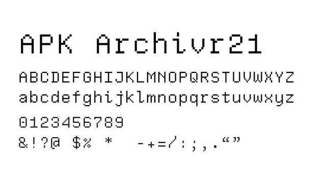 APK Archivr21, technical, modern