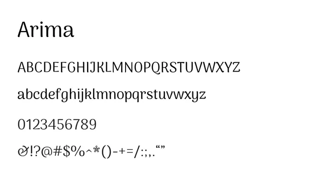Arima, modern, clean