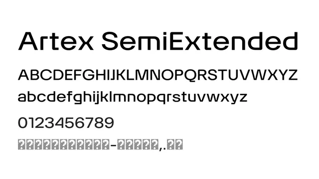 Artex SemiExtended, modern, clean