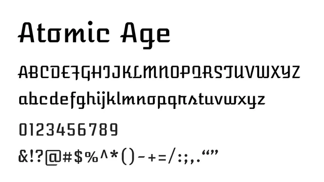 Atomic Age, retro, geometric